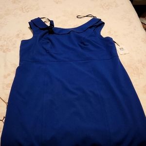 Calvin Klein 20W dark blue sleevless dress